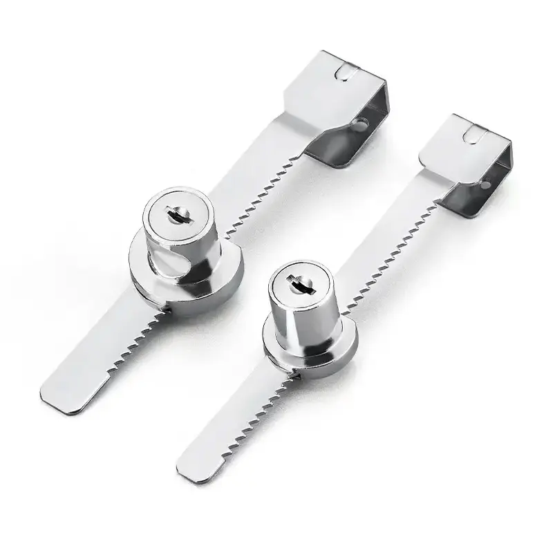 318 Zinc Alloy Jewelry Showcase cabinet glass sliding door lock