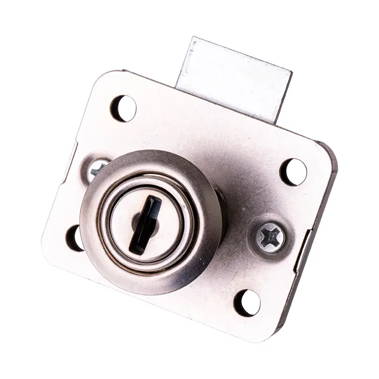101 iron metal lock Nickel-plated plastic key Small Drawer lock