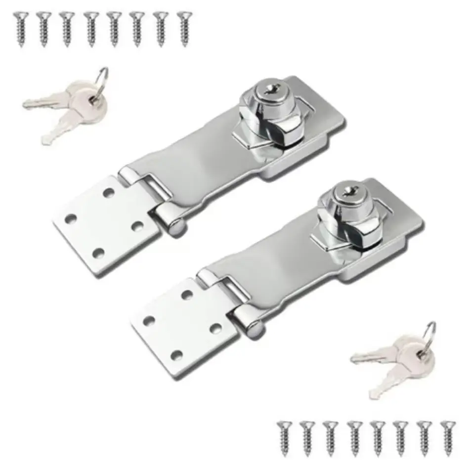 Stainless Steel Catch Latch Safety Lock with Keys