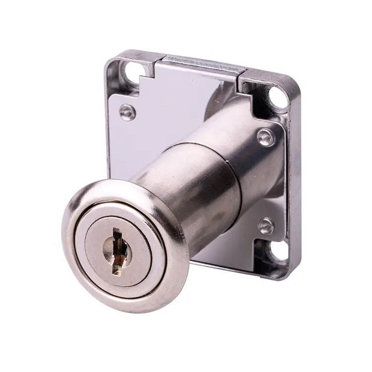 138AC Zinc Alloy Cabinet Desk Wooden File Door Stainless steel panel Drawer Lock