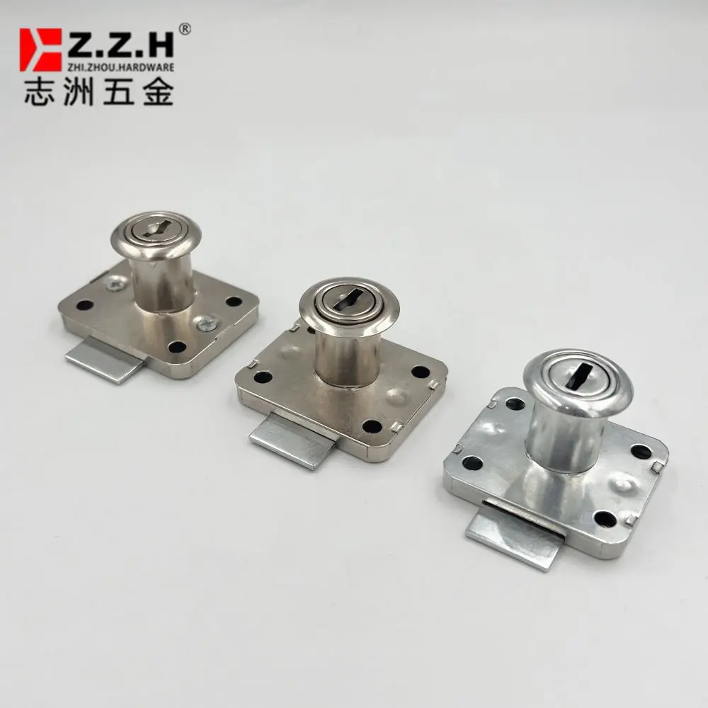 101 iron metal lock Nickel-plated plastic key Small Drawer lock (1).jpg