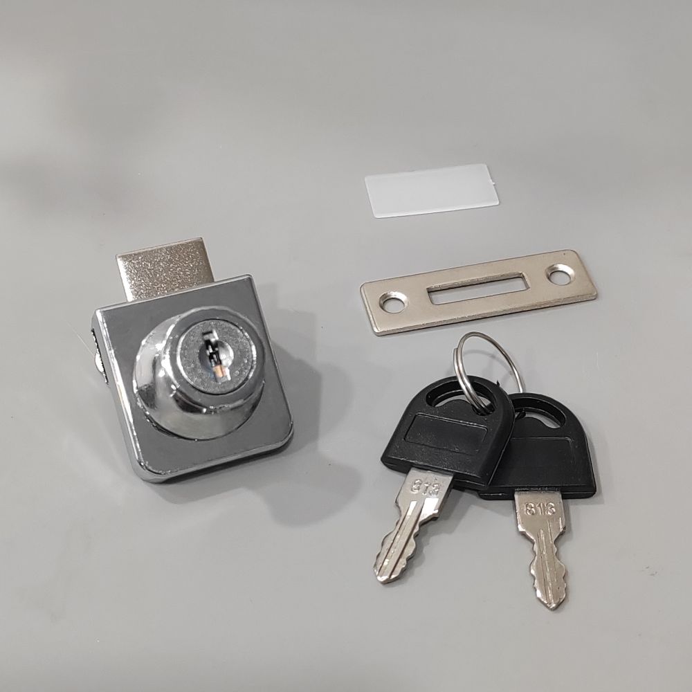 407 Zinc Alloy Jewelry Cabinet Single Glass Display Door lock (1).jpg