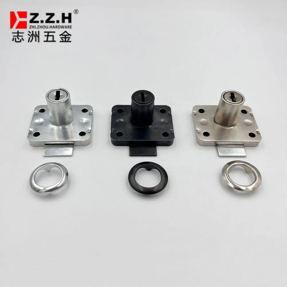 101 iron metal lock Nickel-plated plastic key Small Drawer lock (2).jpg